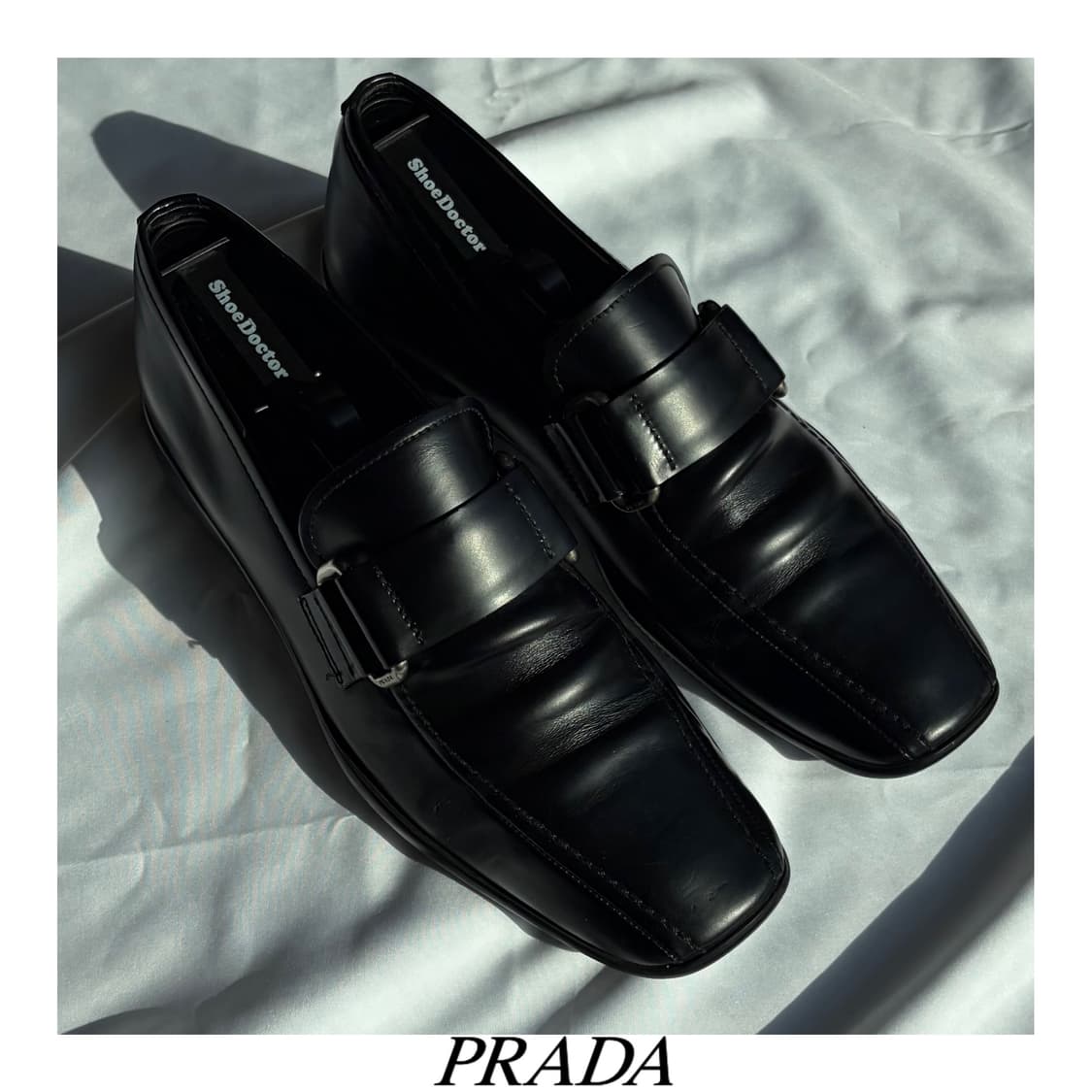 프라다 스포츠 클래식 스퀘어토  버클 로퍼 더비 아메리카컵 아카이브 상품이미지1