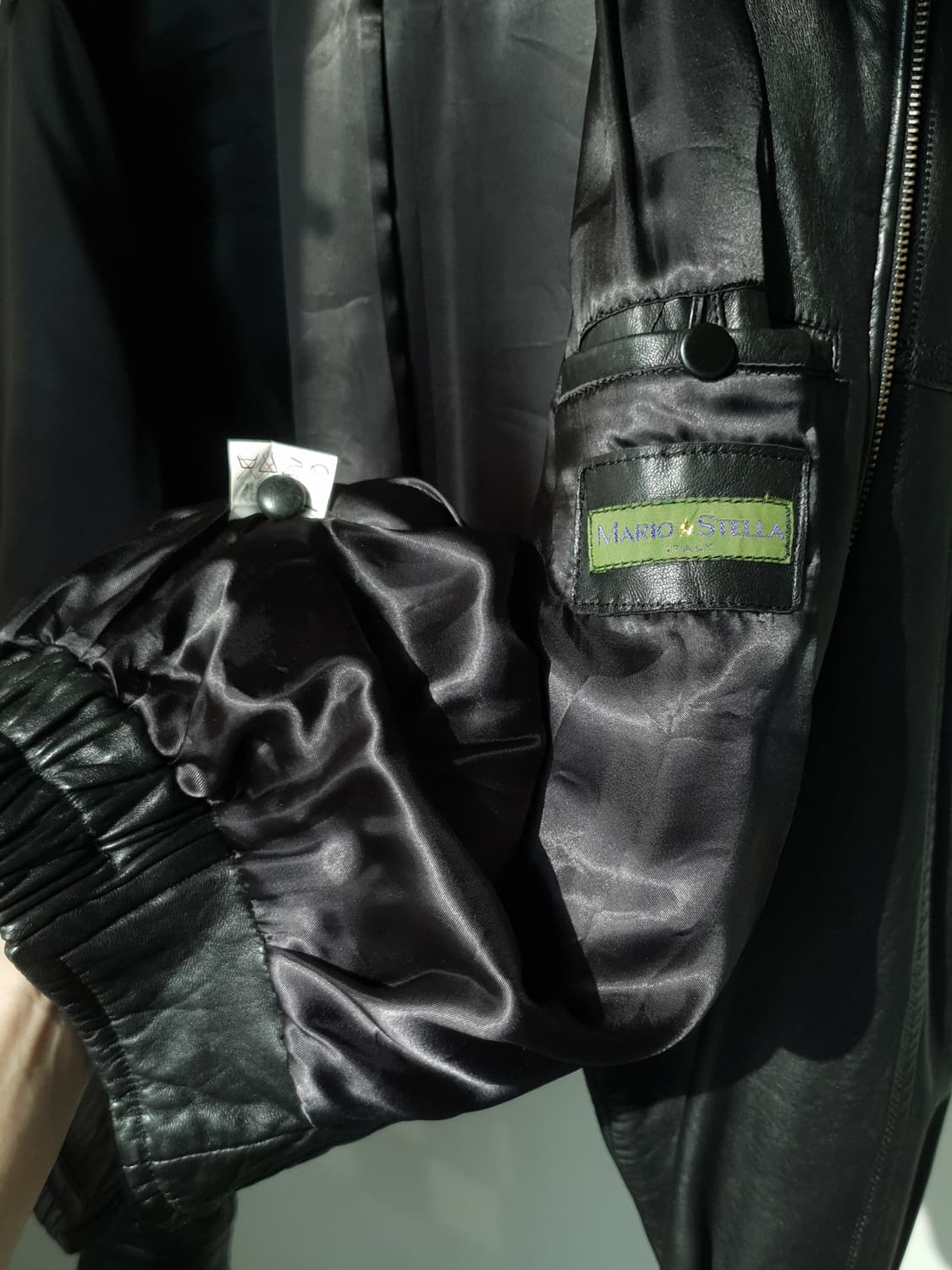 80s,90s MARIO STELLA Leather Jacket 상품이미지10