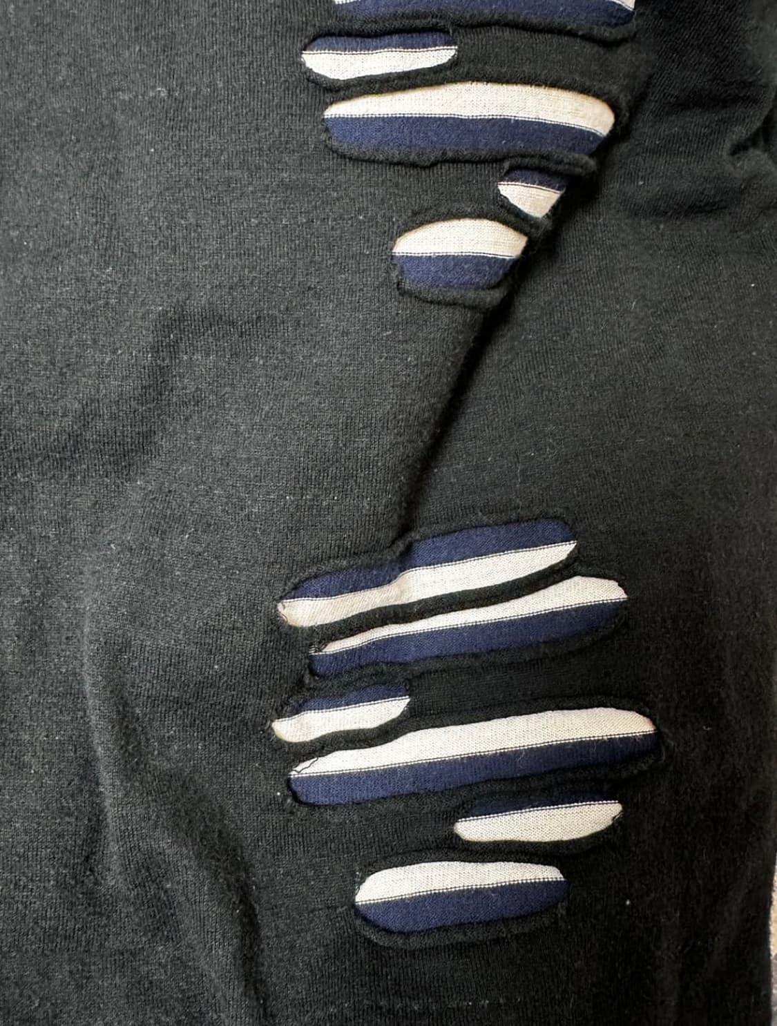 꼼데가르송 옴므 플러스 컷아웃 디스트로이 리버서블 롱슬리브 상품이미지3