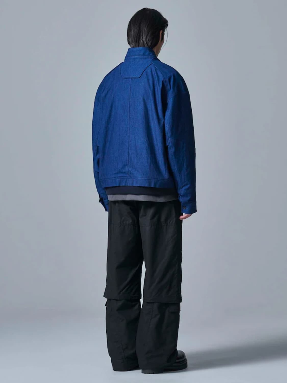 준지 24FW 블루 데님 마원 점퍼 상품이미지4