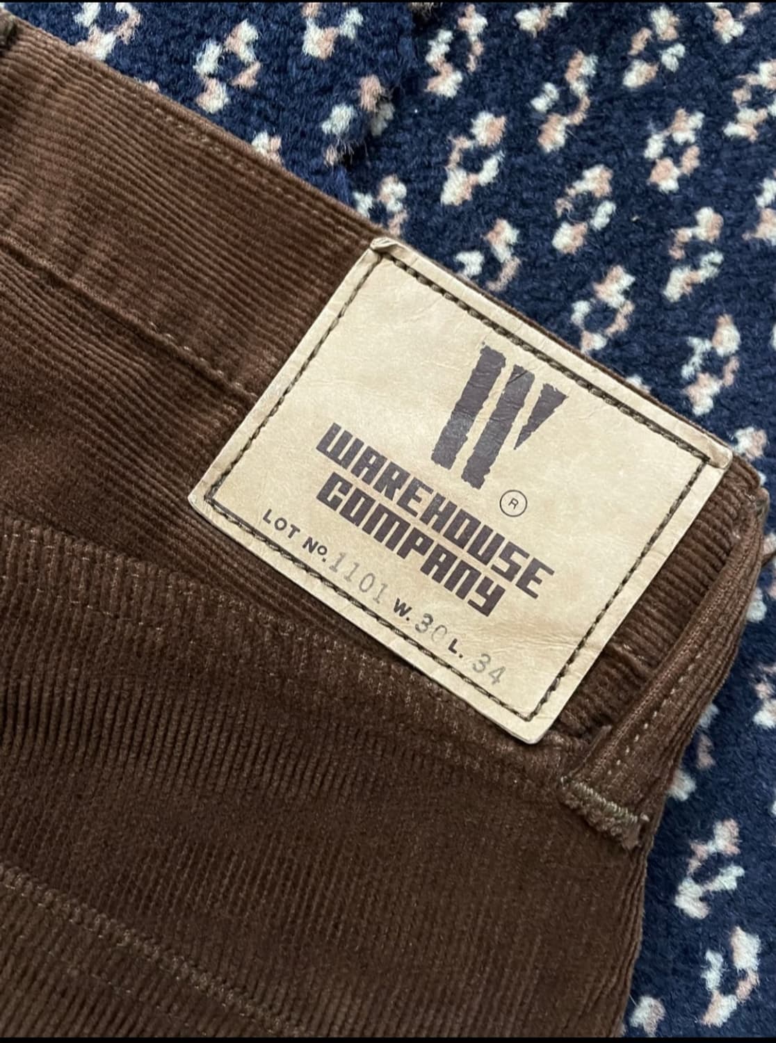 Warehouse&Co 코듀로이 팬츠 상품이미지3