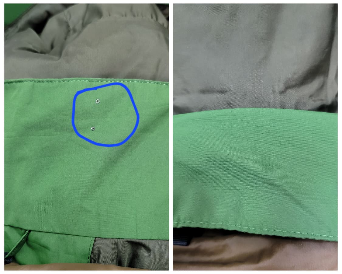 노스페이스 3in1 후드 재킷 및 700 필 구스 패딩 자켓 100사이즈 상품이미지6