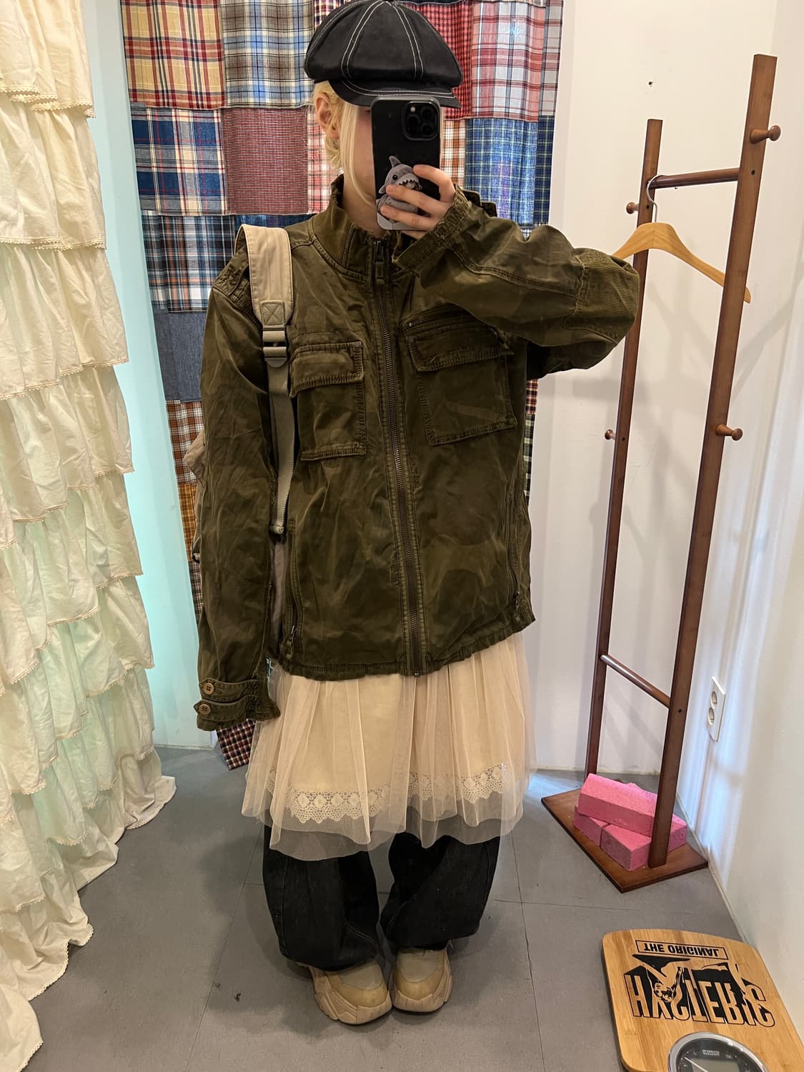 카키 카고 자켓  상품이미지3