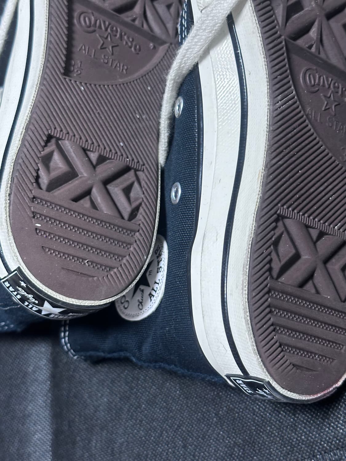 컨버스 하이 블랙 225사이즈 상품이미지4