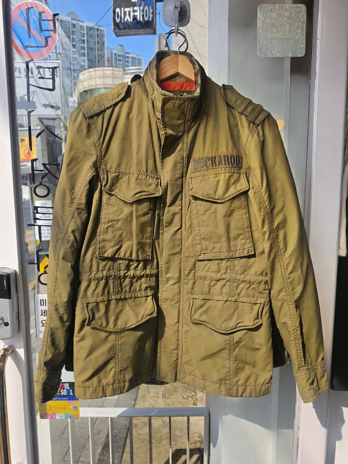  버커루(Buckaroo)의 M65 립스탑 야상 자켓-M 상품이미지8