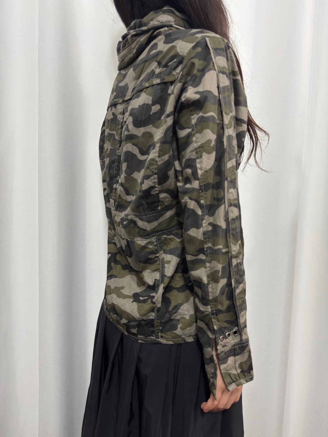 camo button jacket 상품이미지4