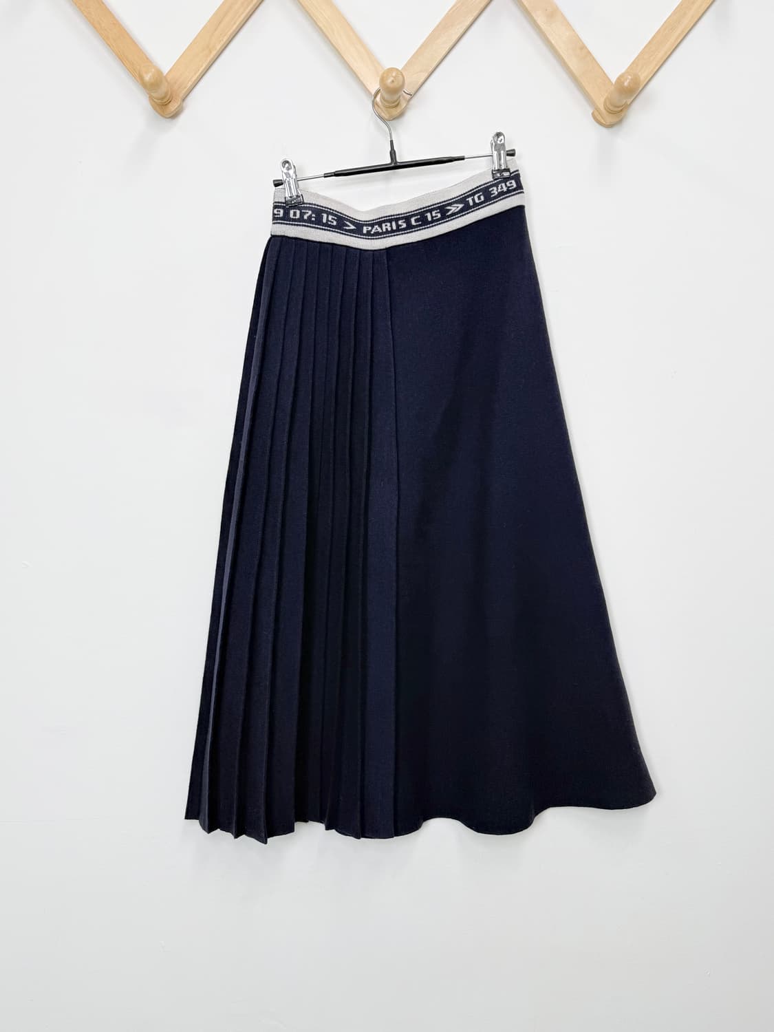 한섬 톰그레이하운드 니트 플리츠 스커트 상품이미지2