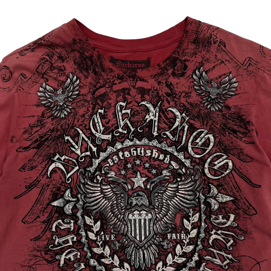 버커루 락시크맛 레드 반팔 L 상품이미지5