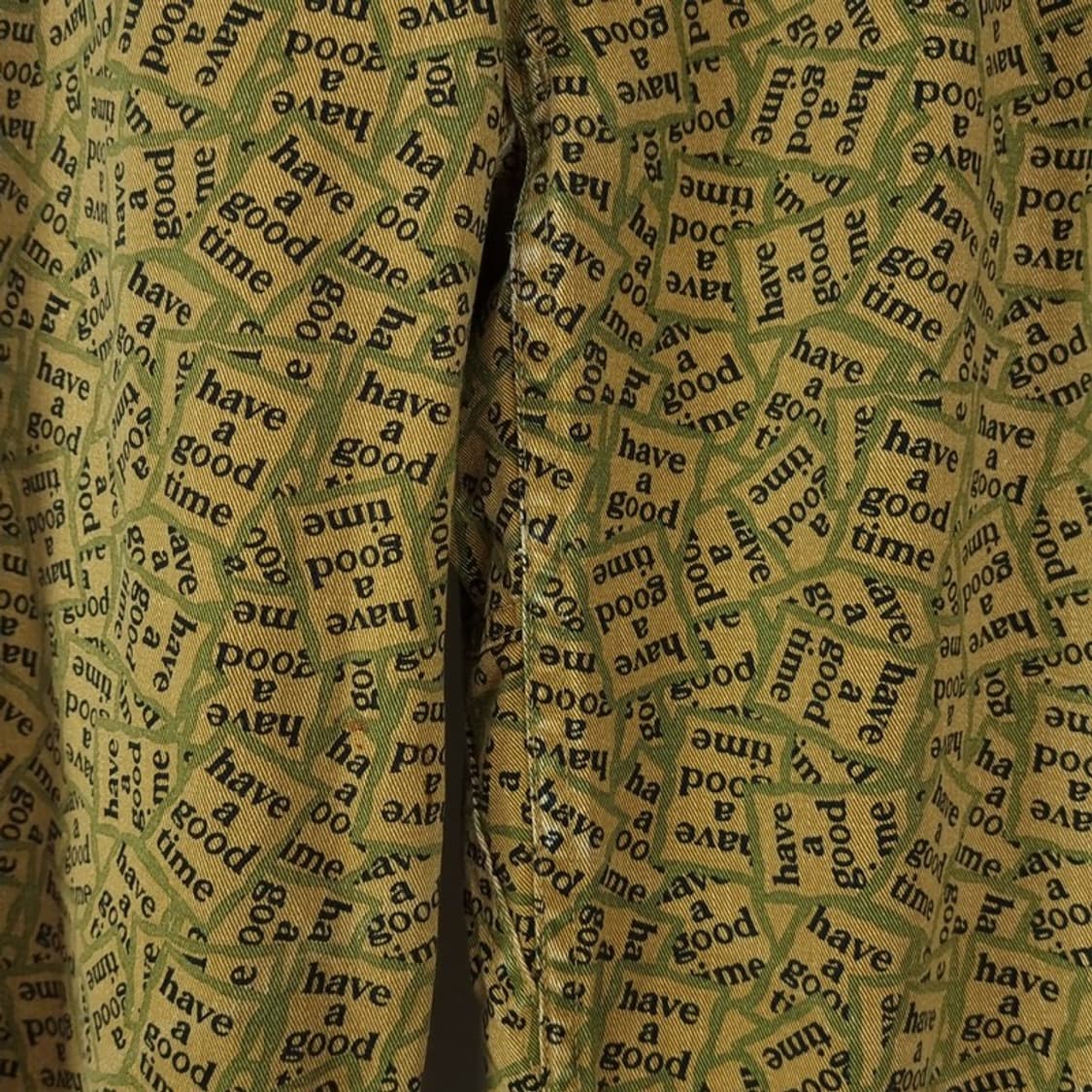 그라미치 X 해브어굿타임 멀티 패턴 루즈 테이퍼드 팬츠 M16488 상품이미지9