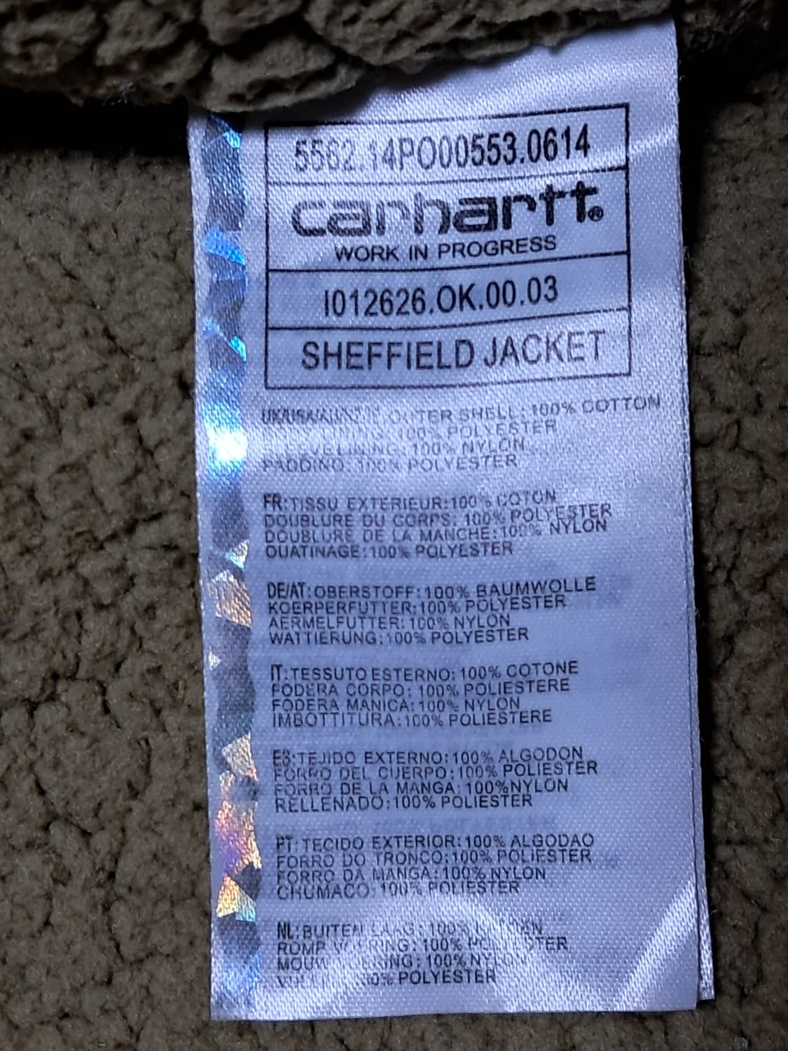 칼하트 쉐필드 자켓 M 상품이미지9