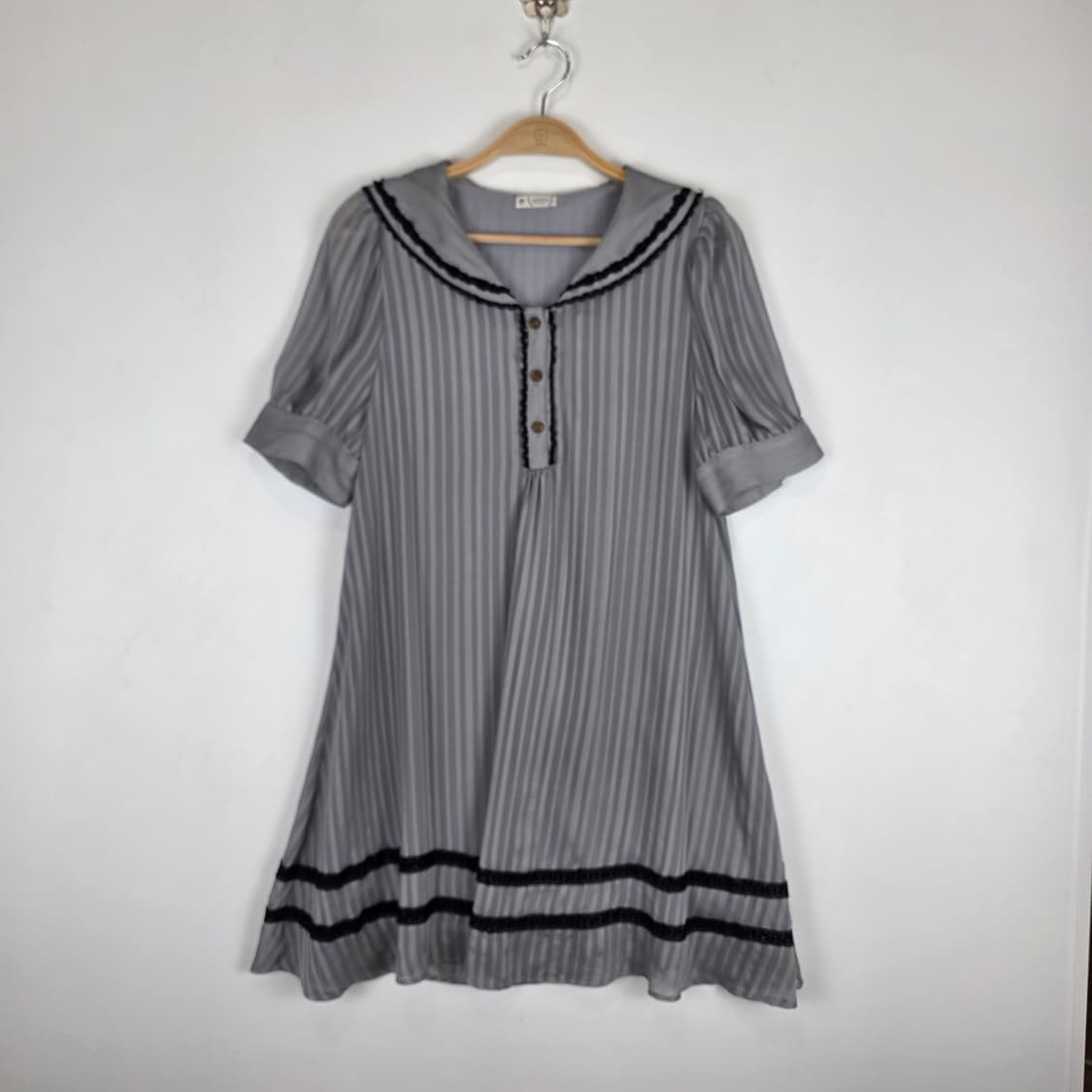 Axes femme 스트라이프 세일러 원피스 상품이미지1