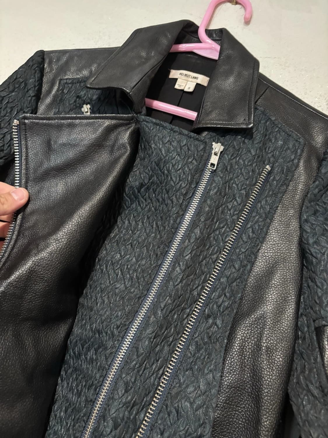  헬무트랭 아카이브 레더 자켓 상품이미지3