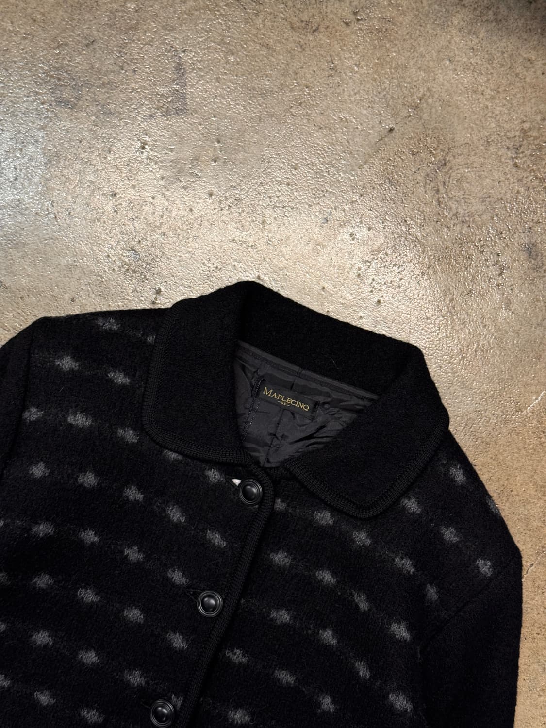 44-66 ) JPN Cloud Pattern Wool Jacket 상품이미지4