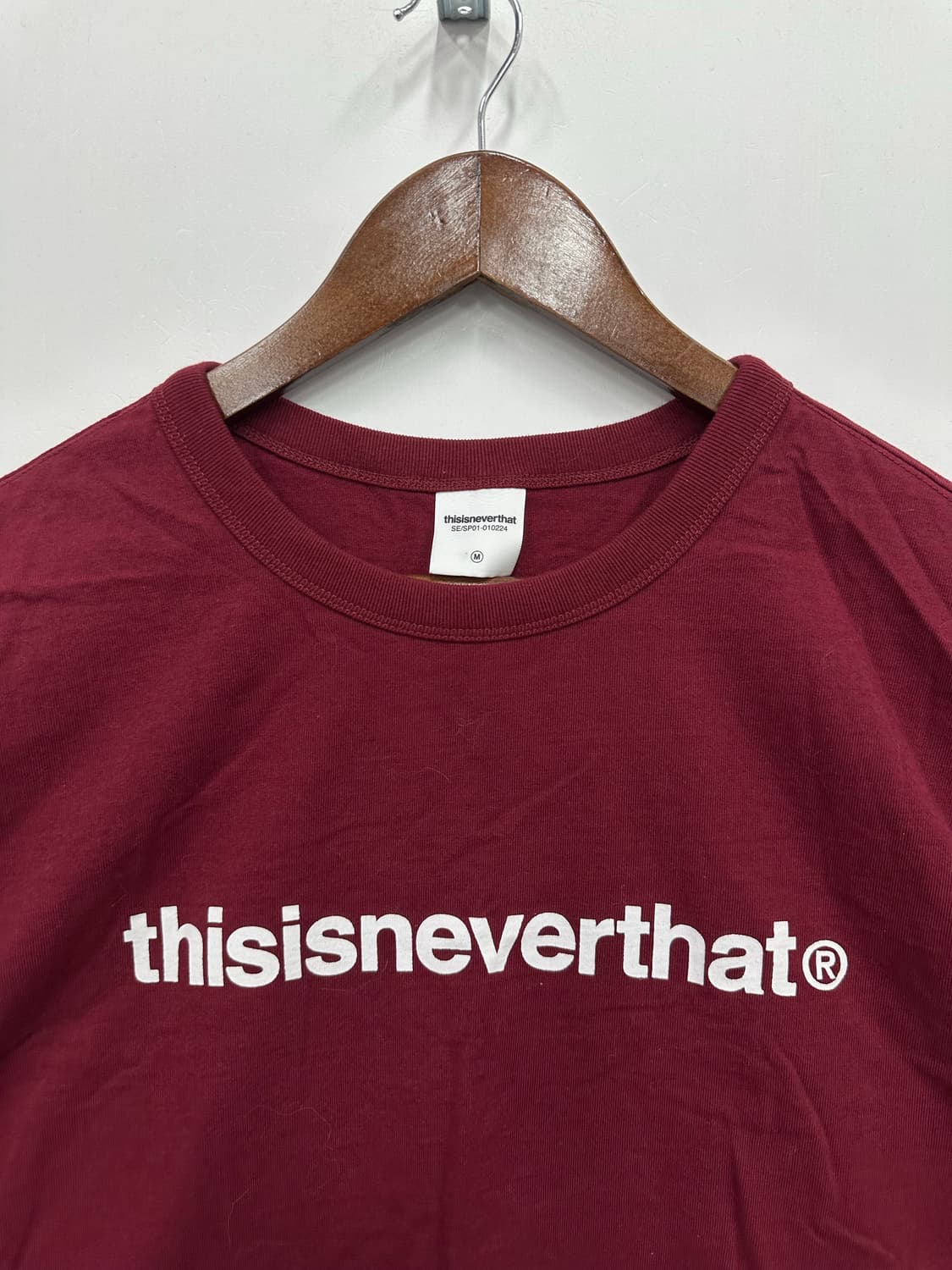 디스이즈네버댓 버건디 롱슬리브 상품이미지2