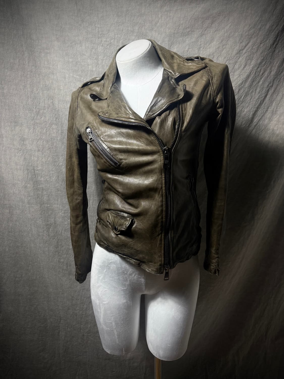 Giorgio Brato Leather Rider Jacket 상품이미지3