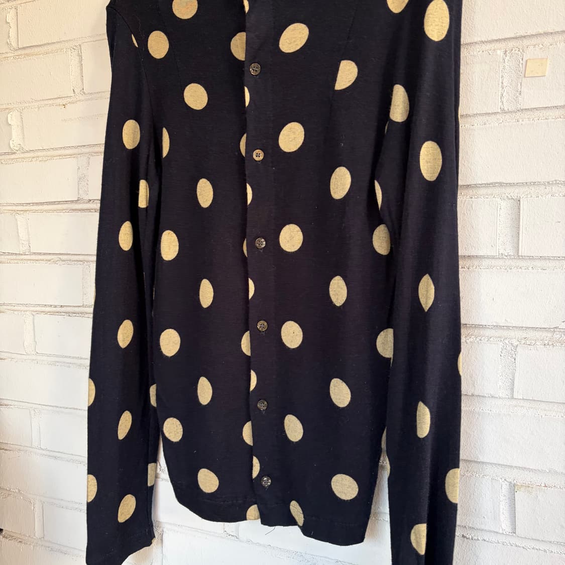 준야와타나베 꼼데가르송 도트 가디건 상품이미지3