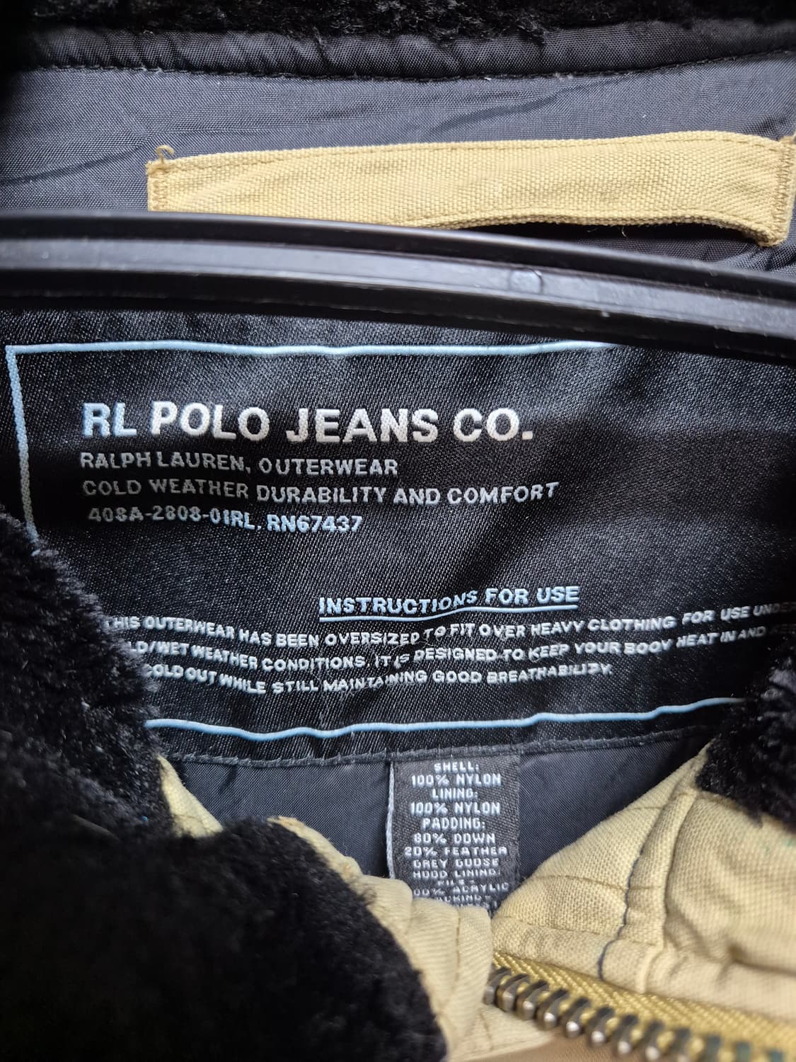 폴로 진 n3b 다운파카 상품이미지3