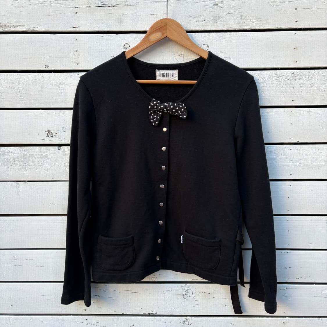 Pink House 핑크하우스 도트 리본 가디건 상품이미지1