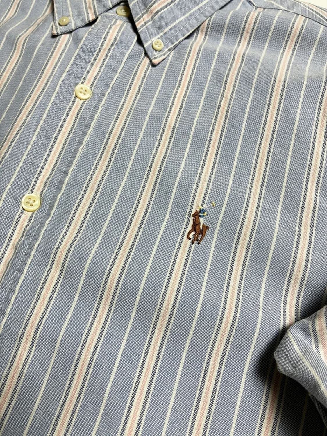 폴로 랄프로렌 스트라이프 버튼다운 코튼 셔츠 R1028 상품이미지5
