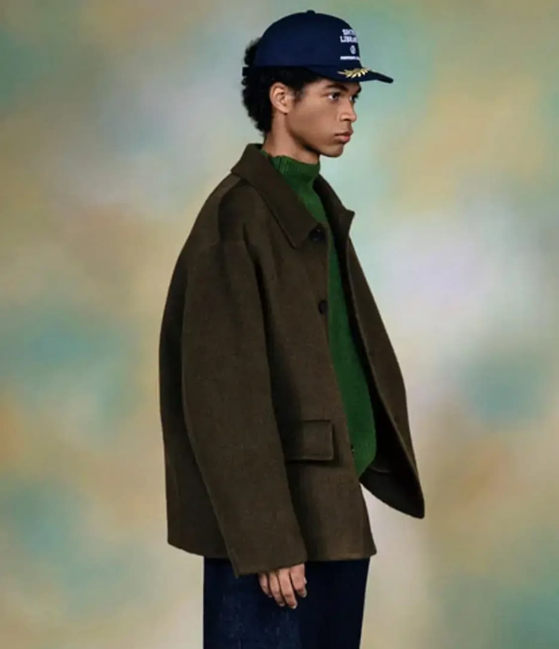 셔터 핸드메이드 알파카 코트 자켓 L 상품이미지1