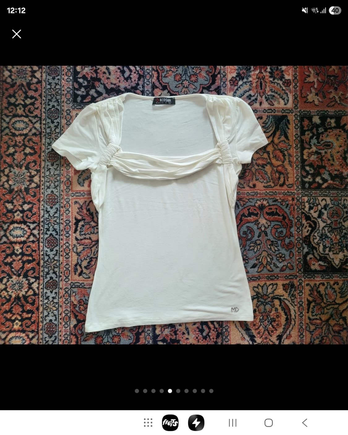 새상 프랑스 모르간 모달 셔츠  상품이미지5