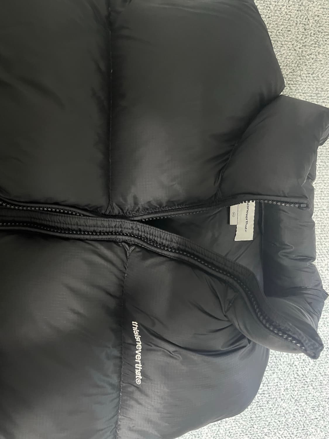 디네댓 퍼텍스 조끼패딩 블랙 XL사이즈 상품이미지4