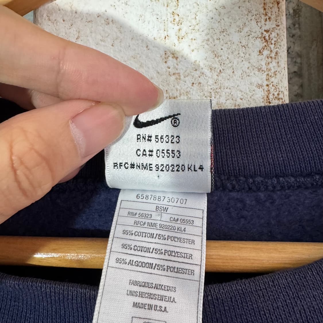 90s 나이키 USA 미시건 풋볼 로고 맨투맨 상품이미지9