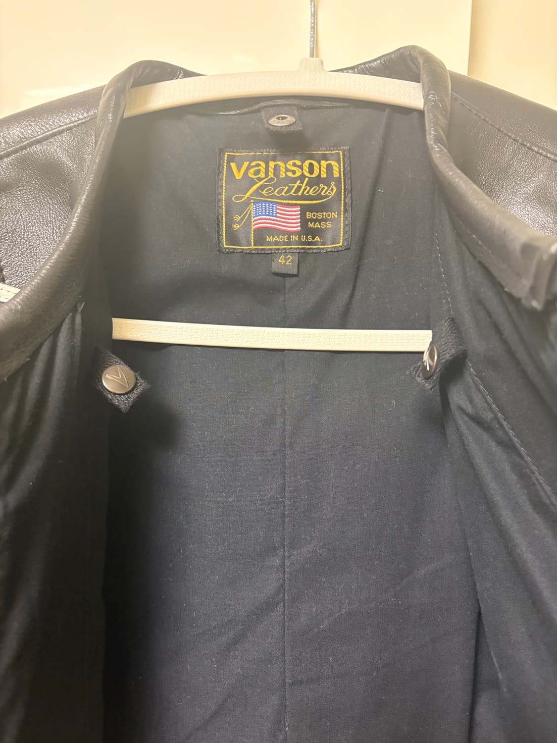 Vanson 본 레더 자켓 42 상품이미지3