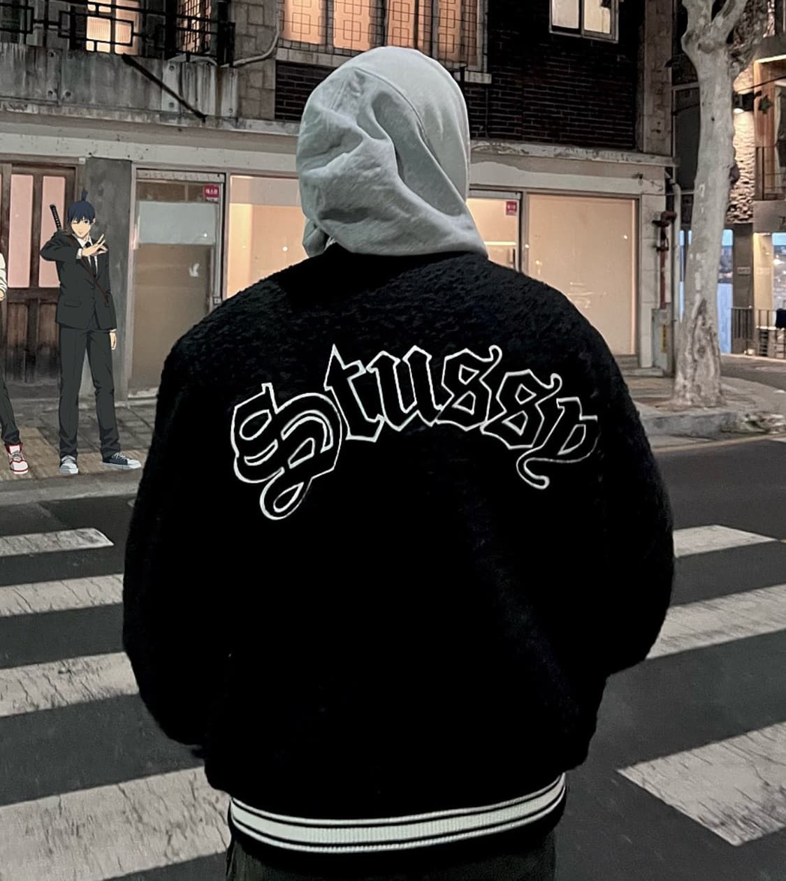 스투시 카센티노 울 바시티 자켓 M 상품이미지4