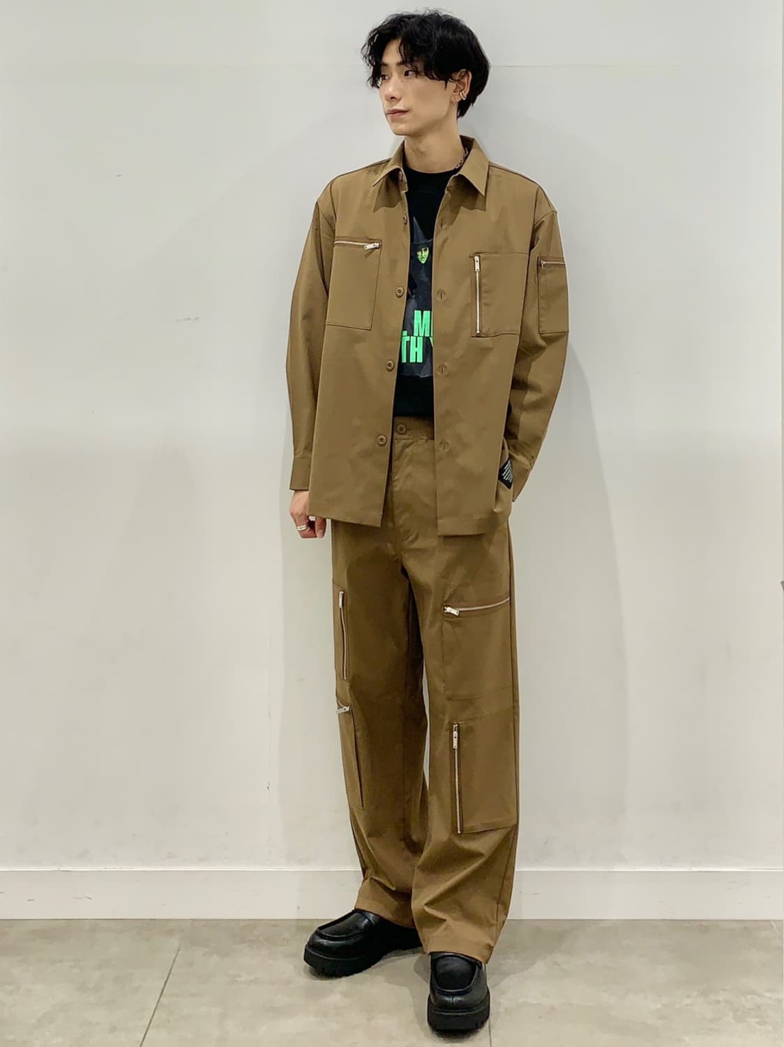 지유GU x 언더커버UNDERCOVER/지퍼 포켓 셔츠/L 상품이미지3