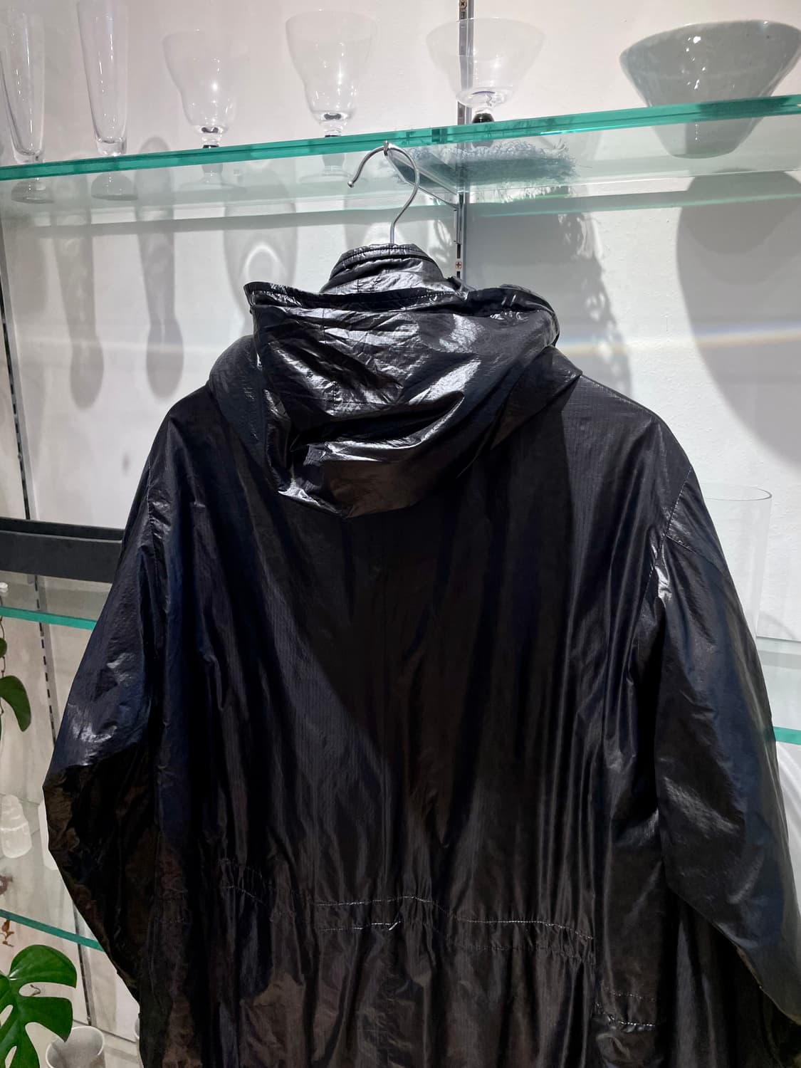 요지야마모토 뿌르옴므 quilted design hooded coat 상품이미지8