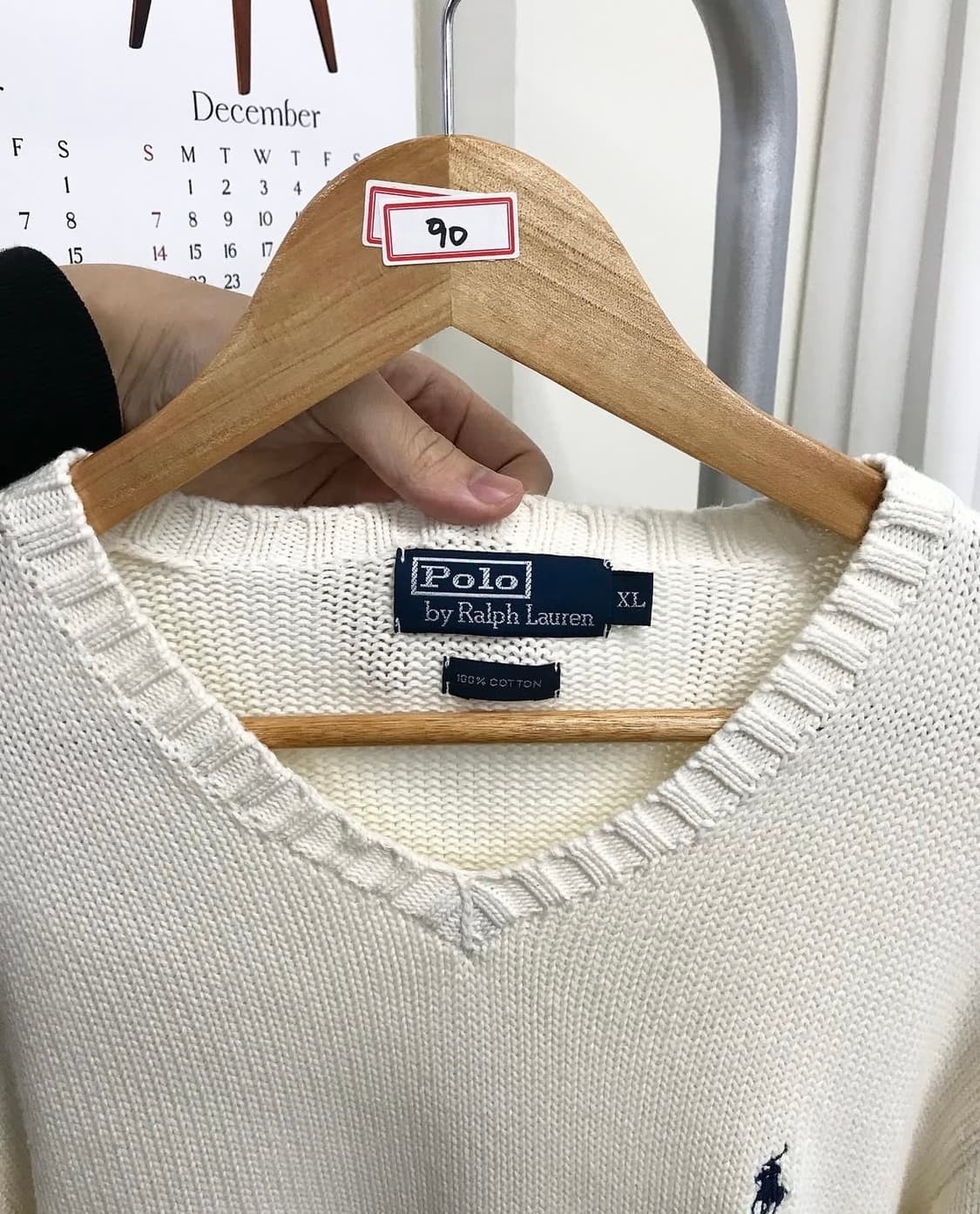 폴로 브이넥 니트 상품이미지2