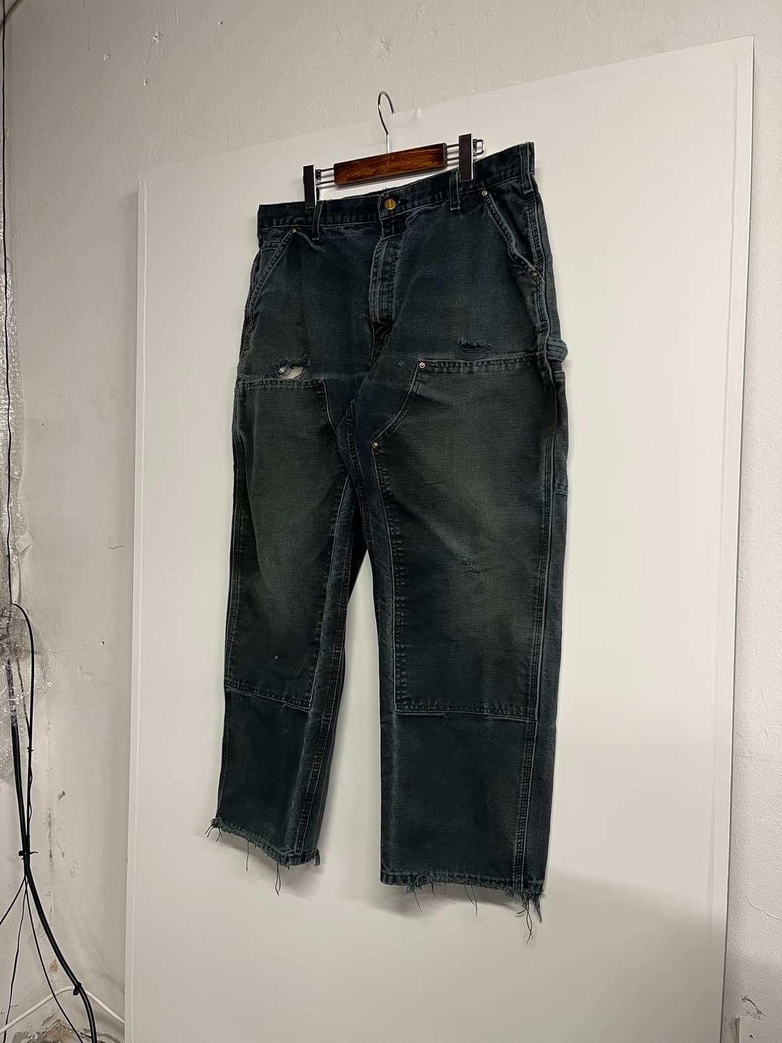 00s 칼하트 더블니 블랙 38x30 상품이미지2