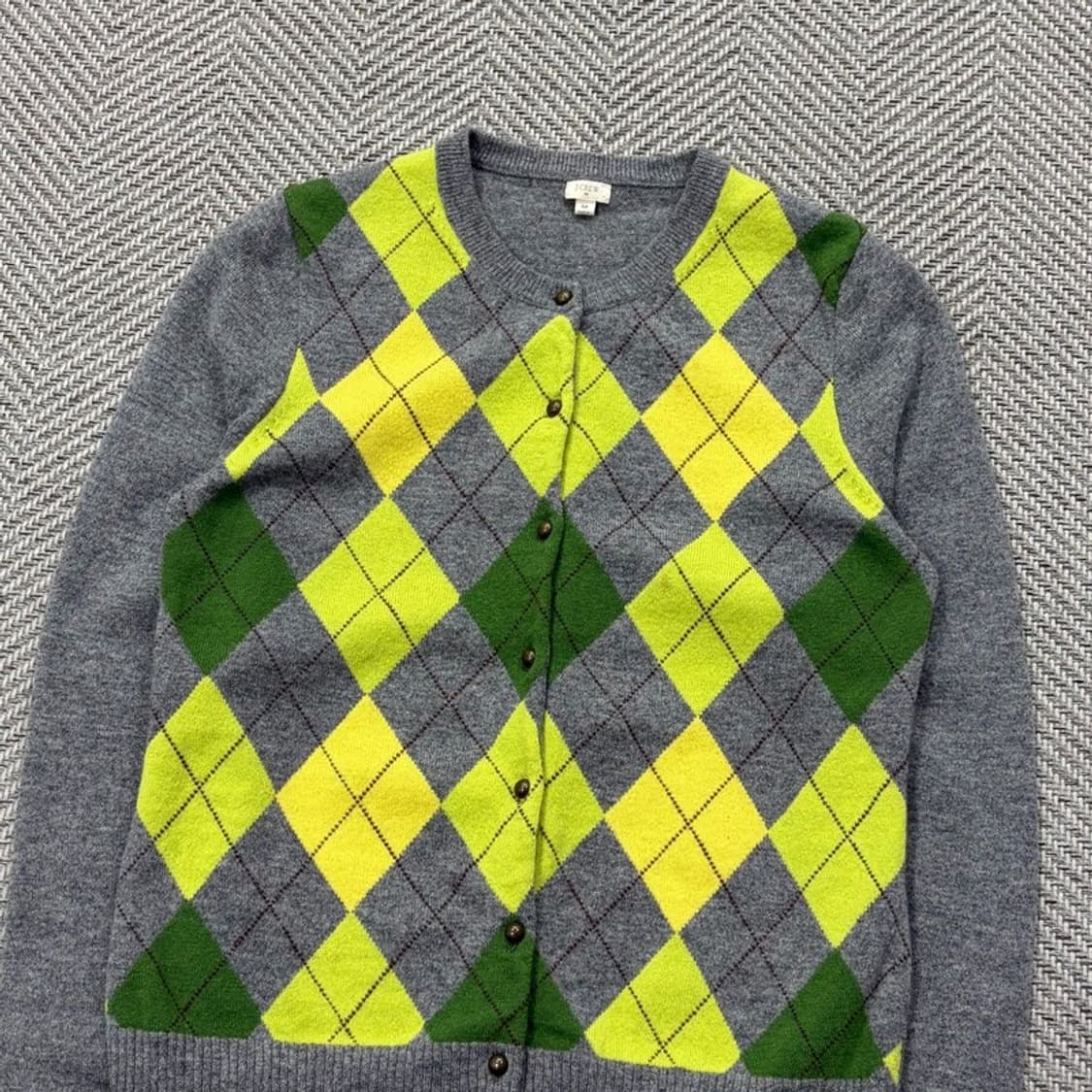 제이크루 아가일 니트 가디건 v2727 상품이미지3