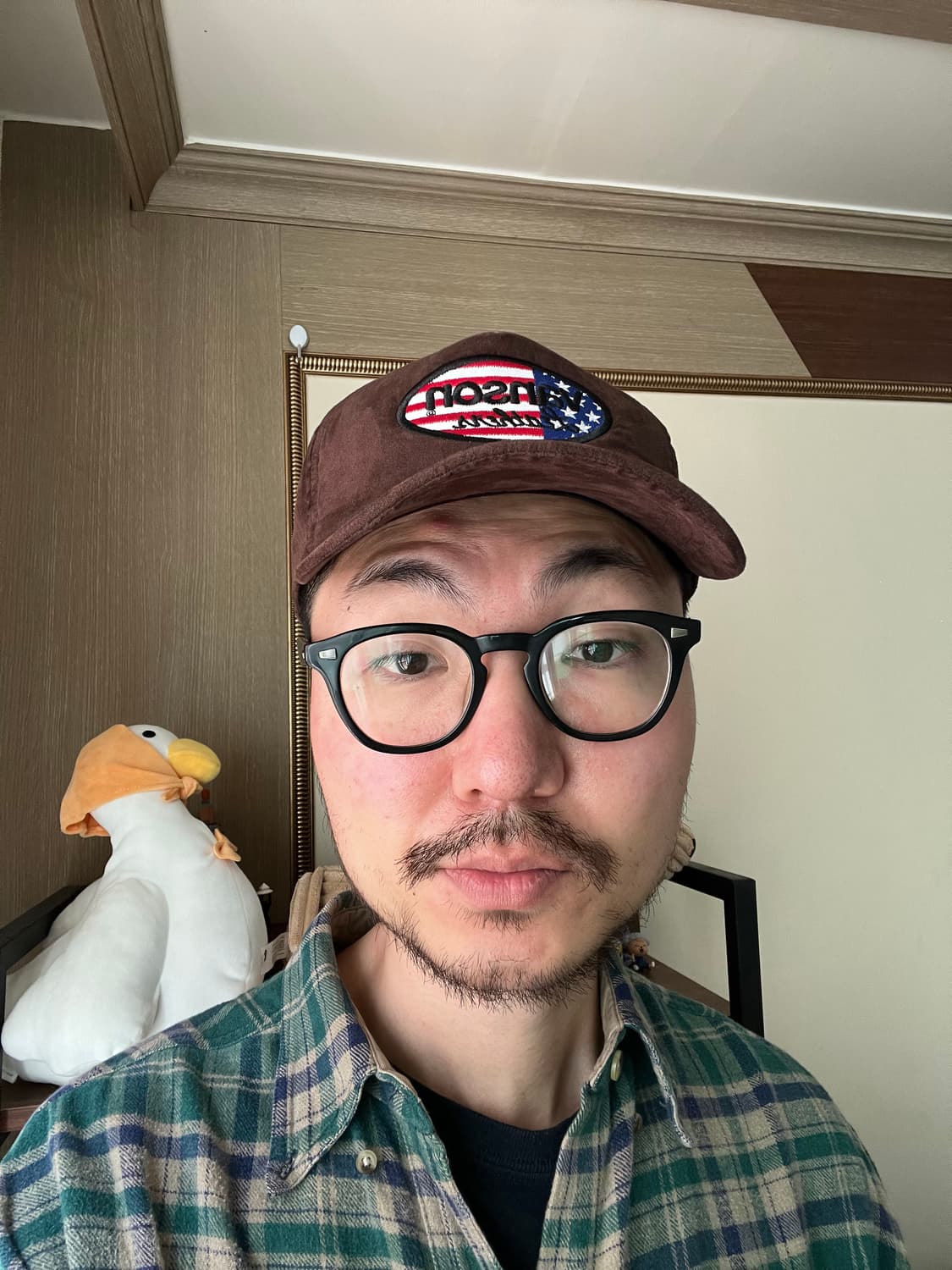 Vanson 스웨이드 성조기 캡 상품이미지7