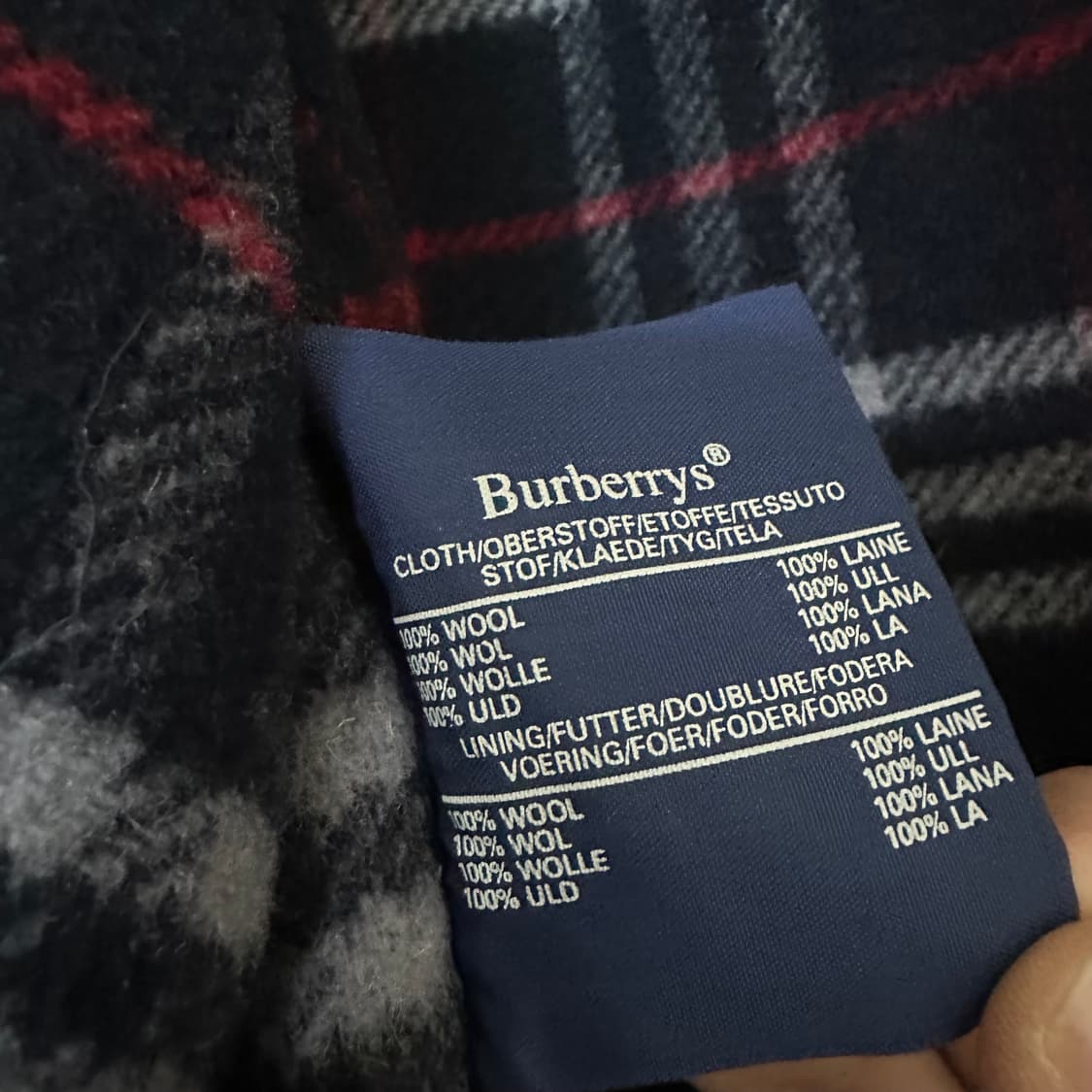 XL 버버리 더플코트 네이비 상품이미지7