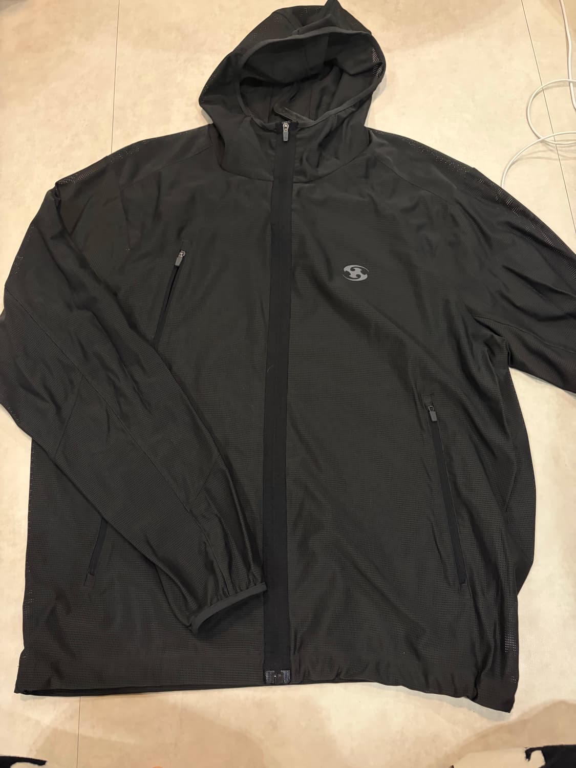 산산기어 지퍼 메쉬 자켓 블랙(3) 상품이미지6