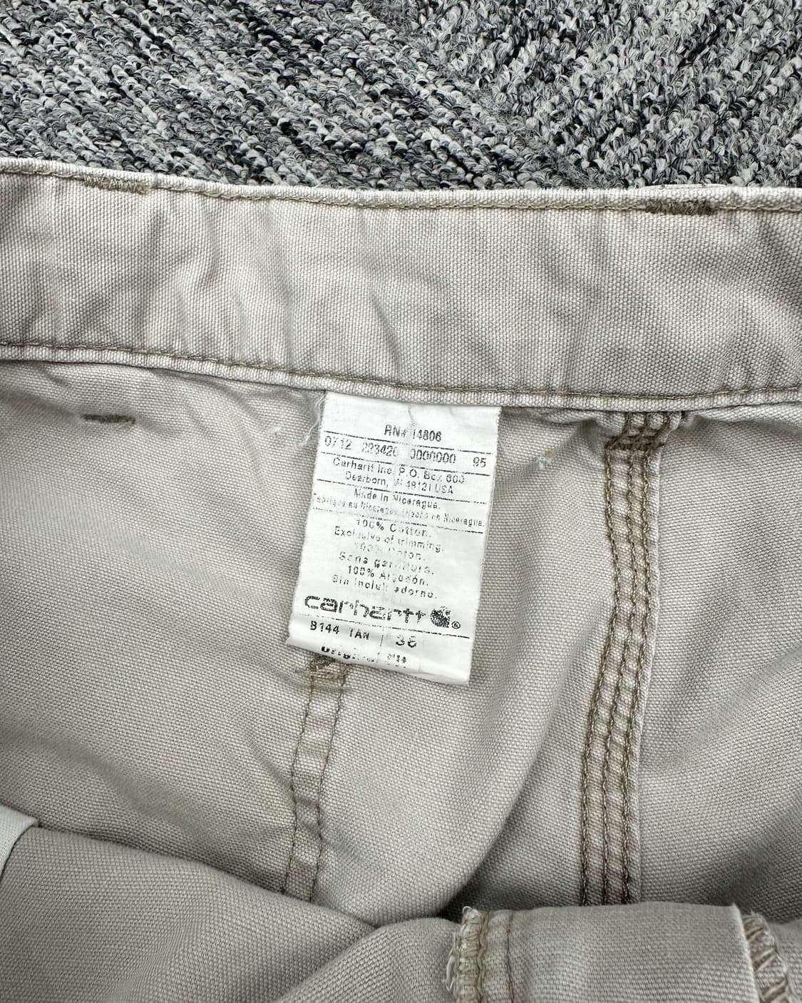 (허단45)칼하트 카펜터 반바지-M1910 상품이미지5