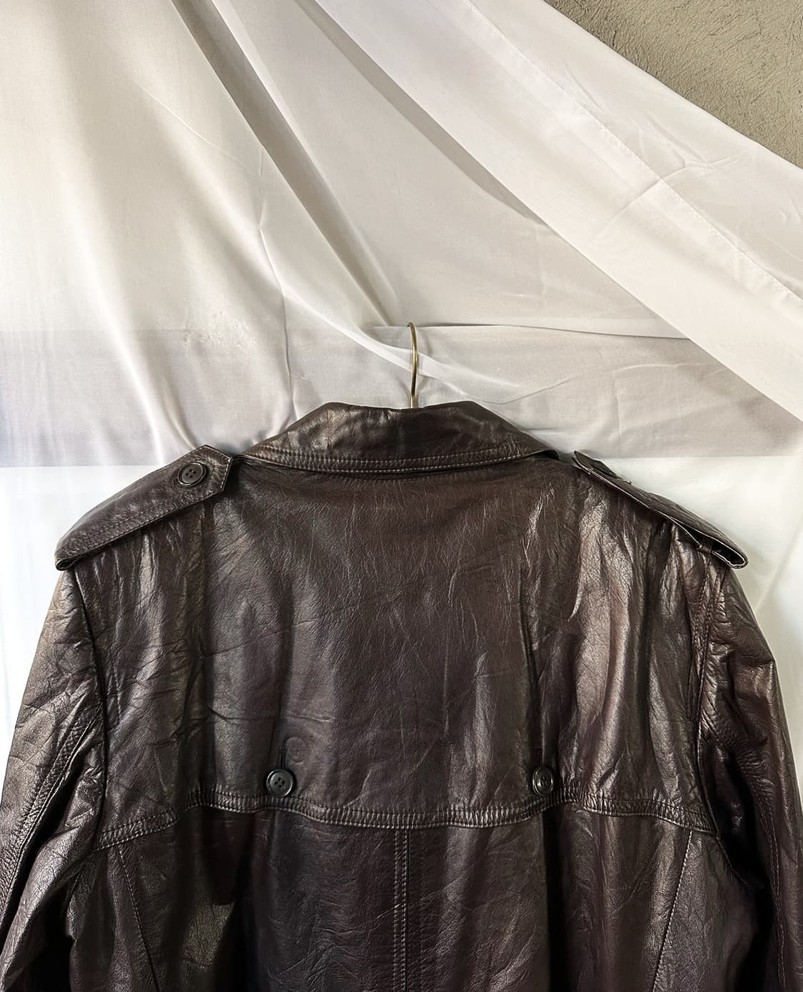 롱 레더자켓 상품이미지2