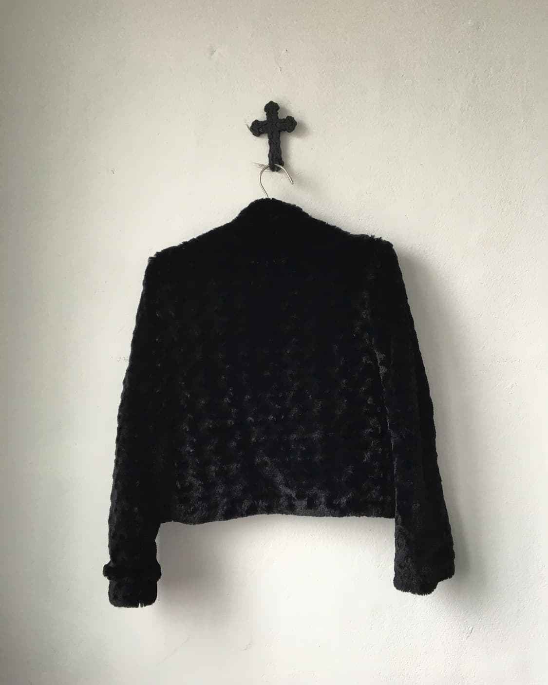 Fake fur open jacket 상품이미지3