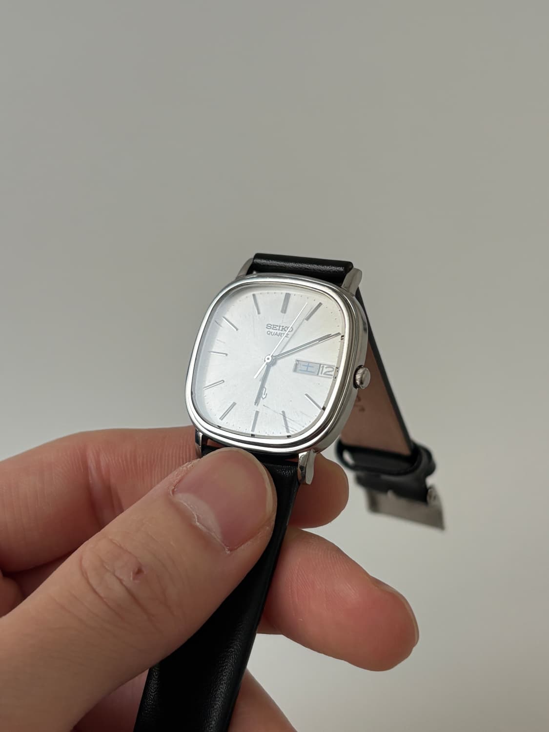 1980s Silver Square Quartz 상품이미지4