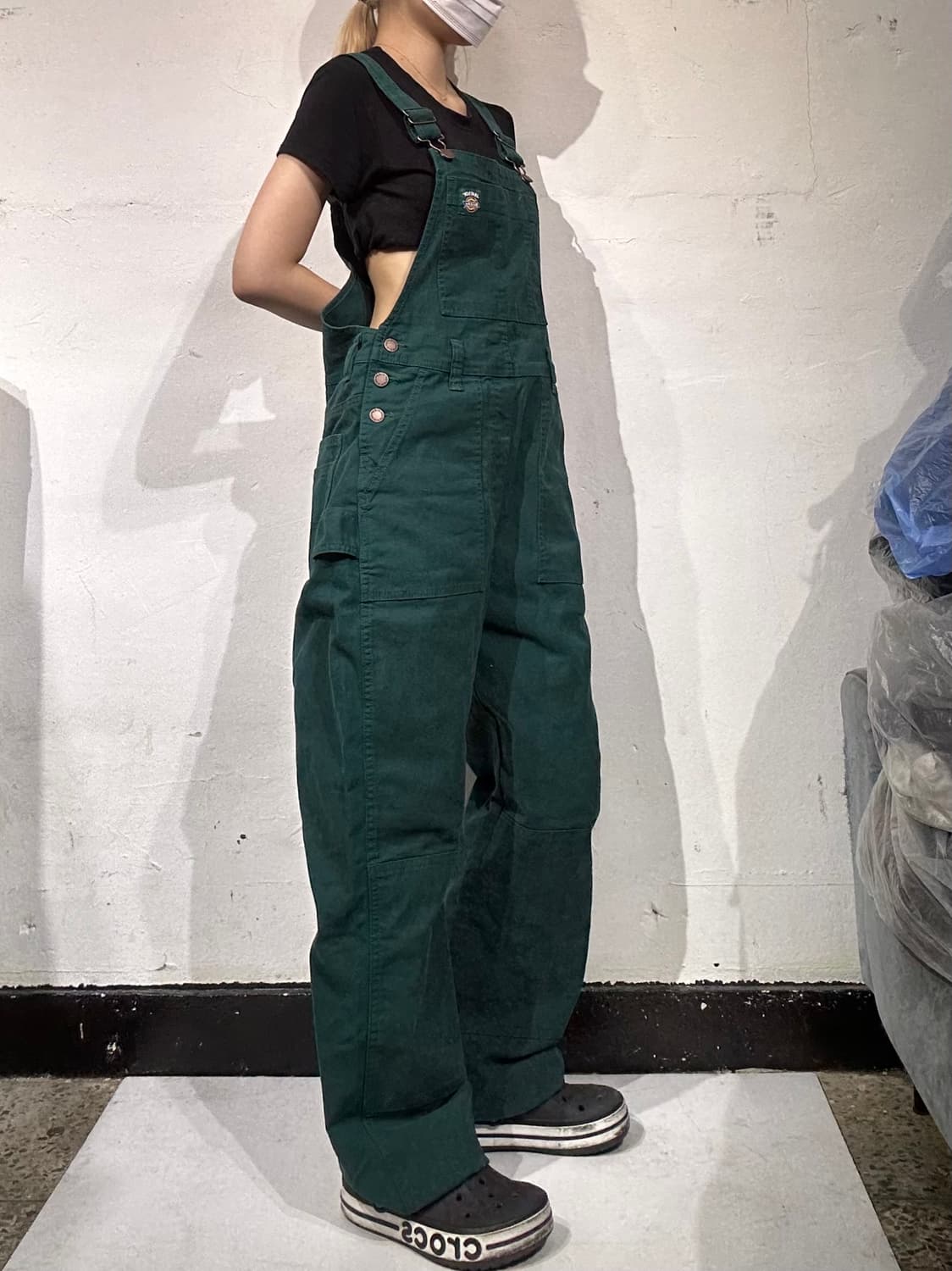 디키즈 jameson 딥 그린 워크 오버롤 멜빵 바지  상품이미지1