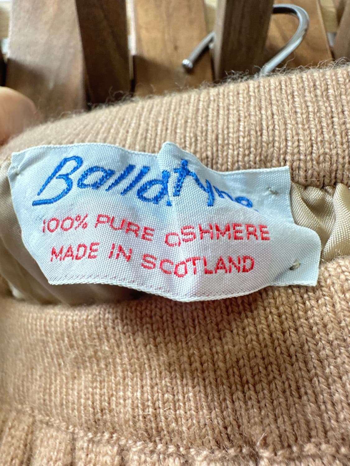 Ballantyne 밸런타인 퓨어캐시미어 100% 니트 플리츠 스커트 상품이미지5