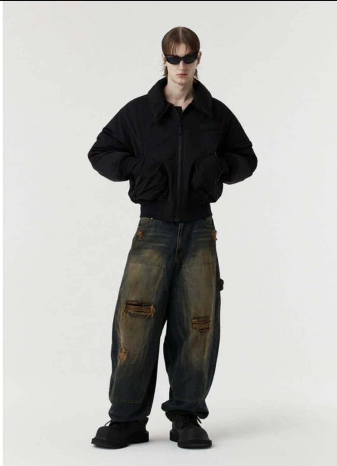 DNSR 디엔에스알 플라이트 덕다운 크롭 패딩 상품이미지6