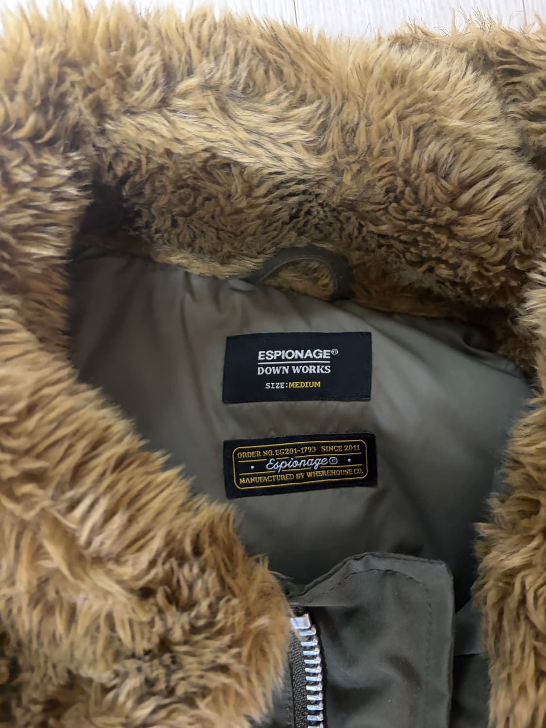 에스피오나지 스웨덴군 m1909 파카 상품이미지3