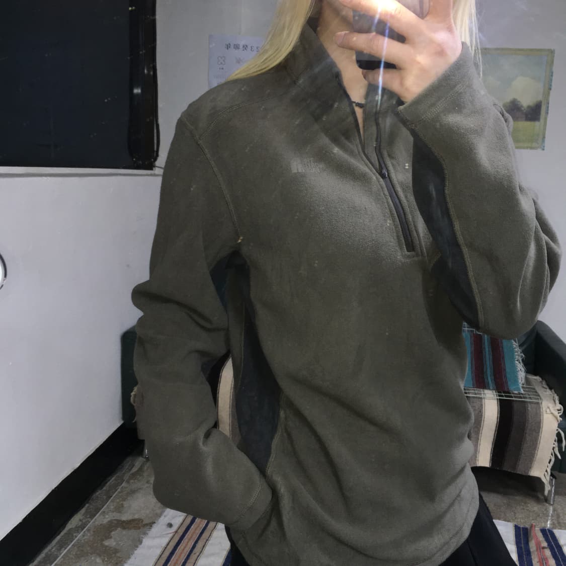 투티/0330 노스페이스 맨 POLARTEC 클래식 플리스 집업 상의 상품이미지2