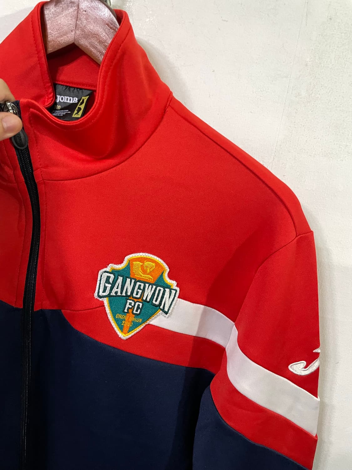 강원FC 유니폼 져지 트랙탑 자켓 100 사이즈 2017 joma 상품이미지3