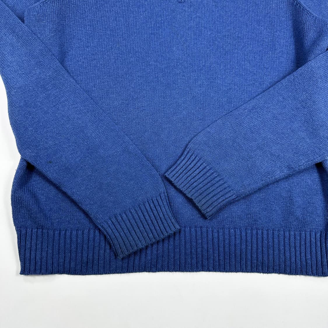 폴로 랄프로렌 포니 스카이 블루 반집업 니트 (L) 상품이미지5