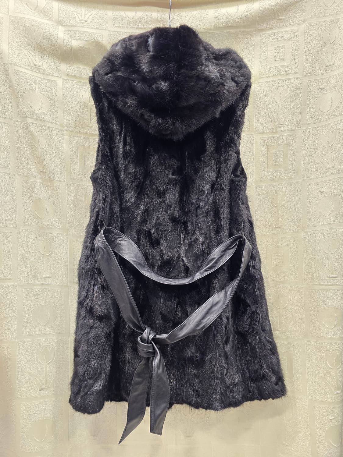 예시카 Yessica 밍크 후드 조끼 롱베스트 66 상품이미지5