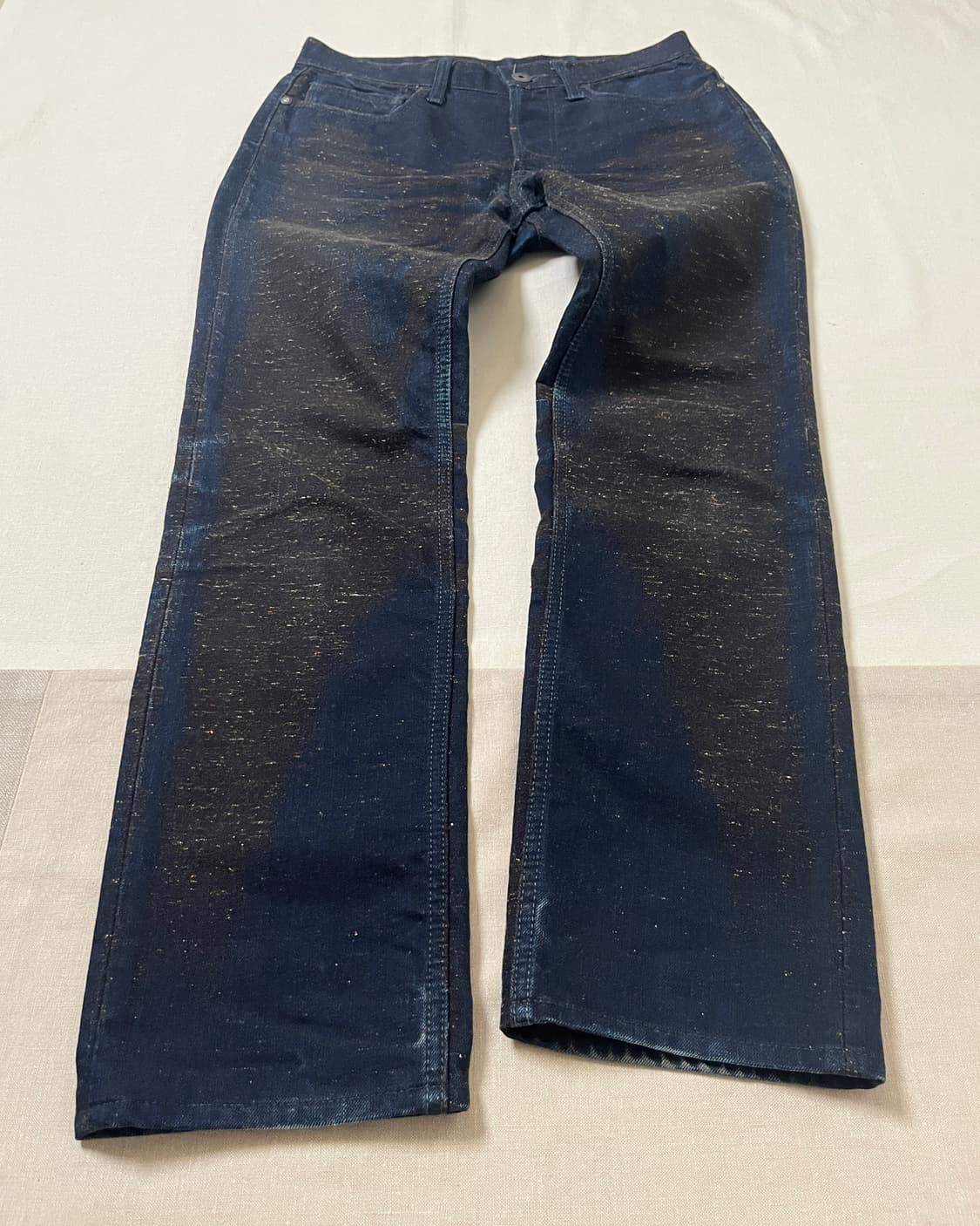 이세이미야케 맨 텍스처믹스 데님팬츠 issey miyake 네프 멜란지 상품이미지4